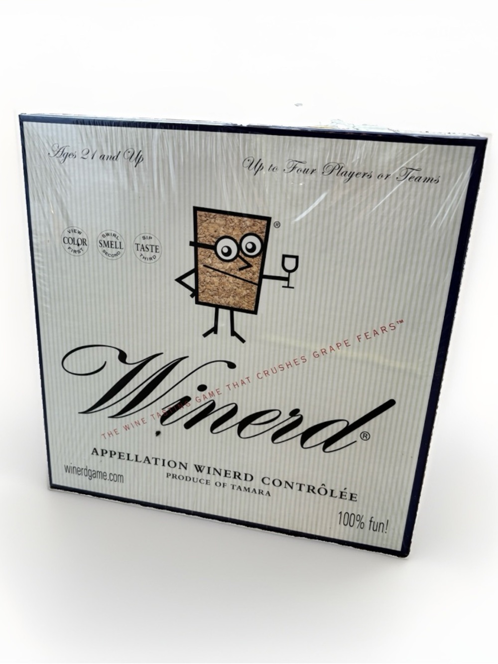 Winerd Board Game New Sealed Vintage 2002 Wine Tasting Trivia Party Game